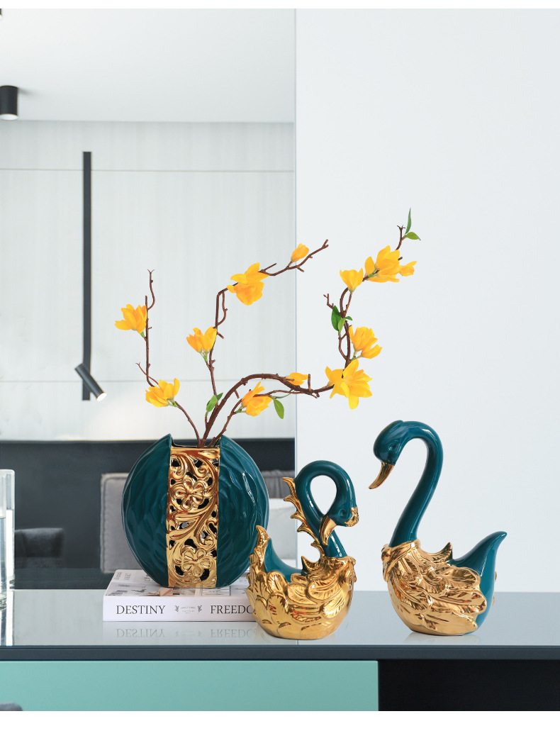Light Luxury Modern Home Bedroom Living Room Decorations Creative Lovesickness Swan Decoration Gift for New Couple Girlfriends Wedding Gift Light Luxury Modern Home Bedroom Living Room Decorations Creative Lovesickness Swan Decoration Gift for New Couple Girlfriends Wedding Gift
