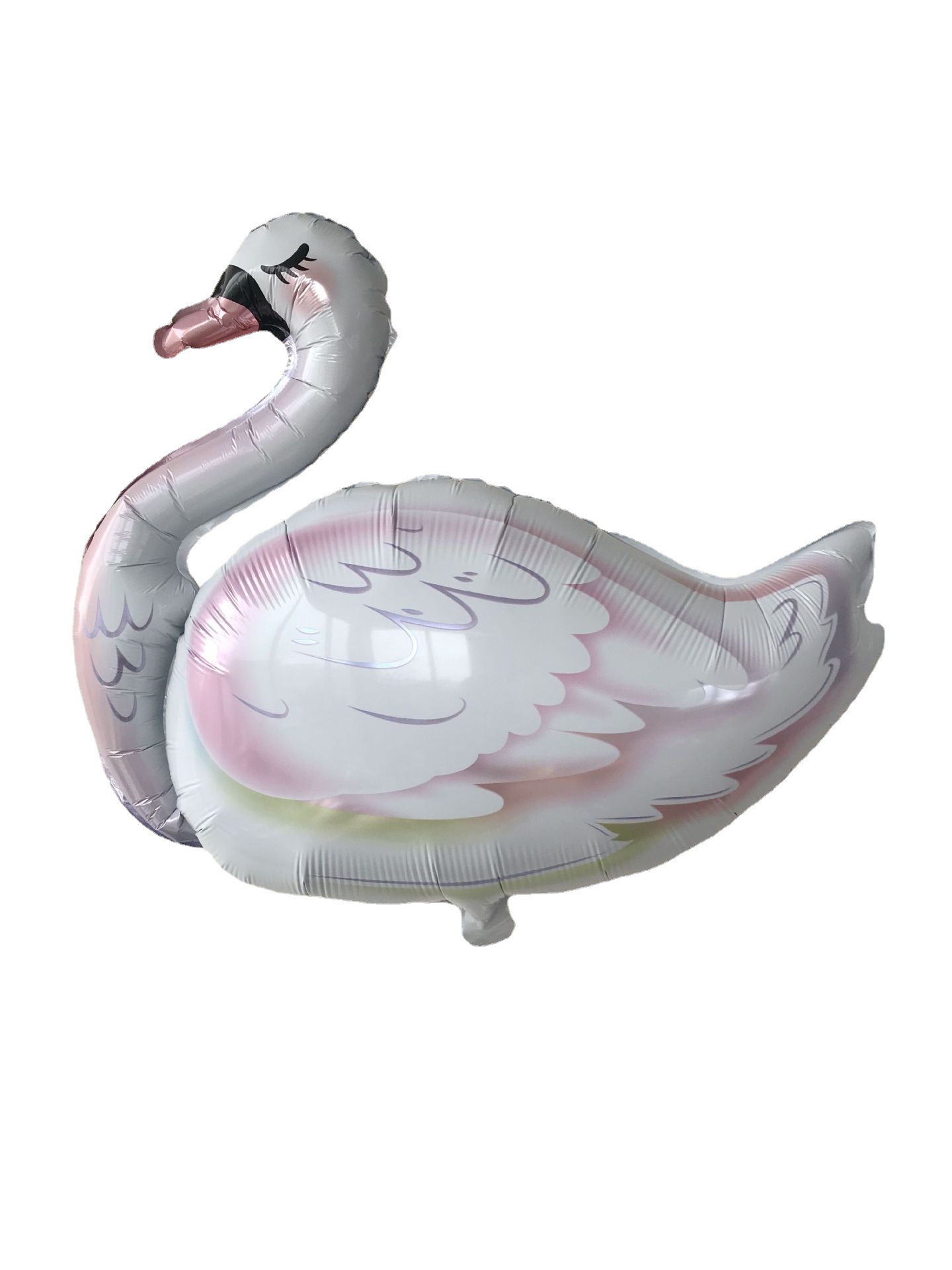 New Large White Swan Aluminum Film Balloon Crown Flamingo Swan Cartoon Animal Birthday Wedding Party Decoration