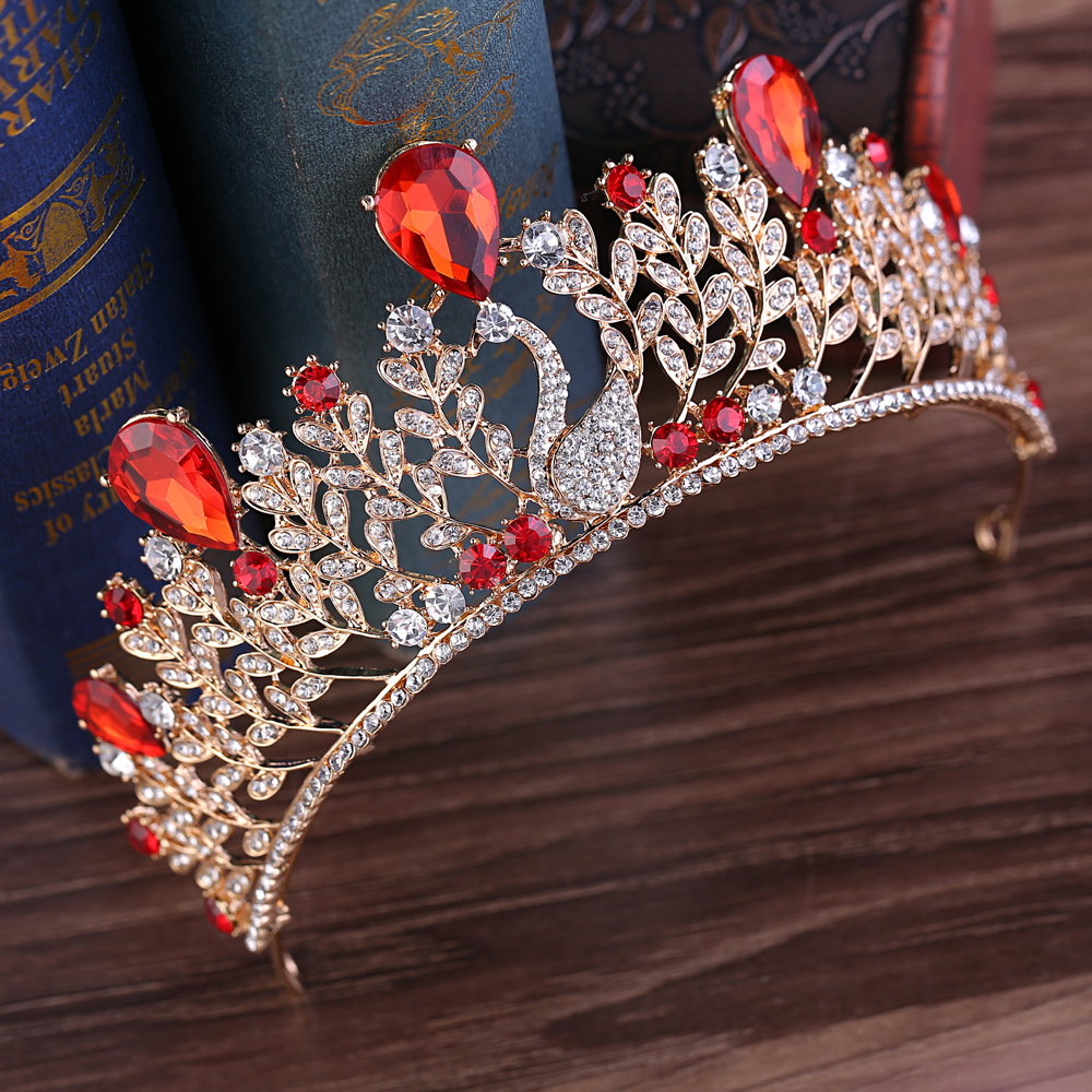New Rhinestone Baroque Hair Accessories Headdress Bridal Swan Crown Wedding Ceremony Wedding Accessories Bridal Crown New Rhinestone Baroque Hair Accessories Headdress Bridal Swan Crown Wedding Ceremony Wedding Accessories Bridal Crown