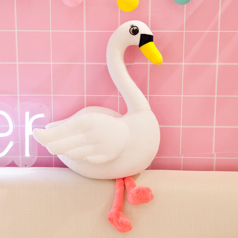 Swan Plush Toy Doll Wedding Swan Doll Couple Pillow Wedding Gift for Friends Custom Logo