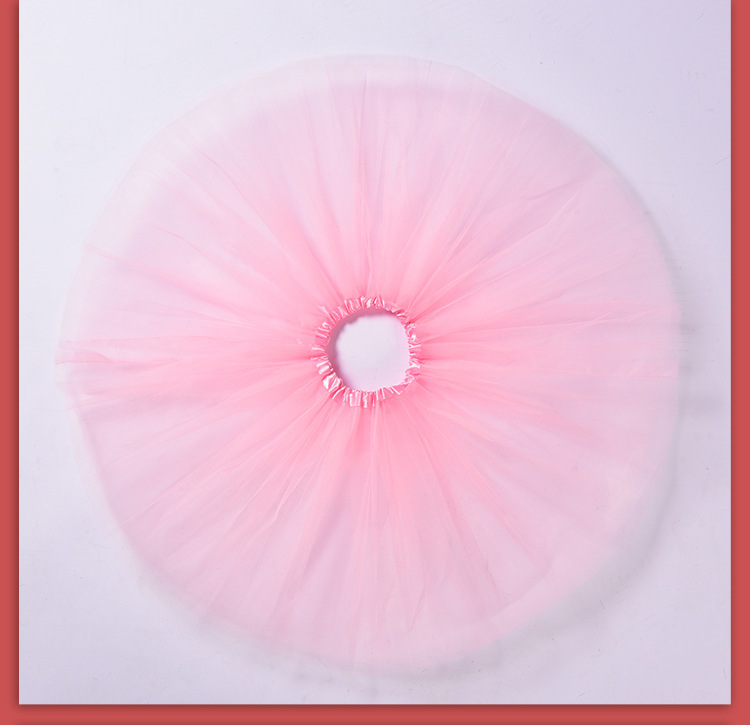 Wedding Game Props Swan Skirt 40cm Adult Pink Gauze Skirt Holiday Party Performance Clothing Tutu Skirt