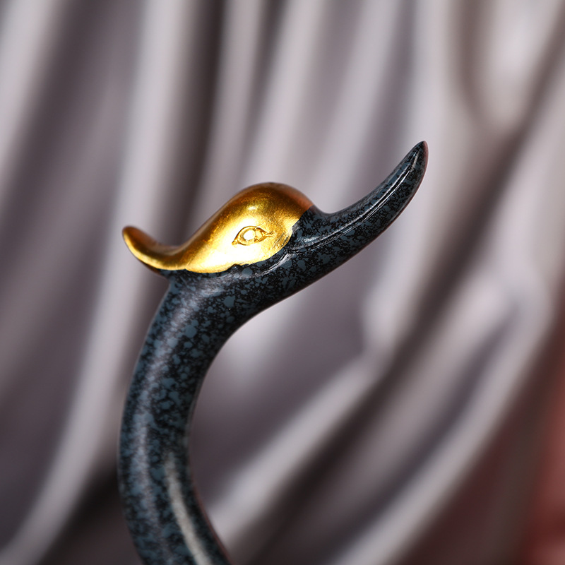 Style Couple Swan Resin Craft Ornament Wine Cabinet Home Living Room Decorations Wedding Gift Wholesale Wedding Swan