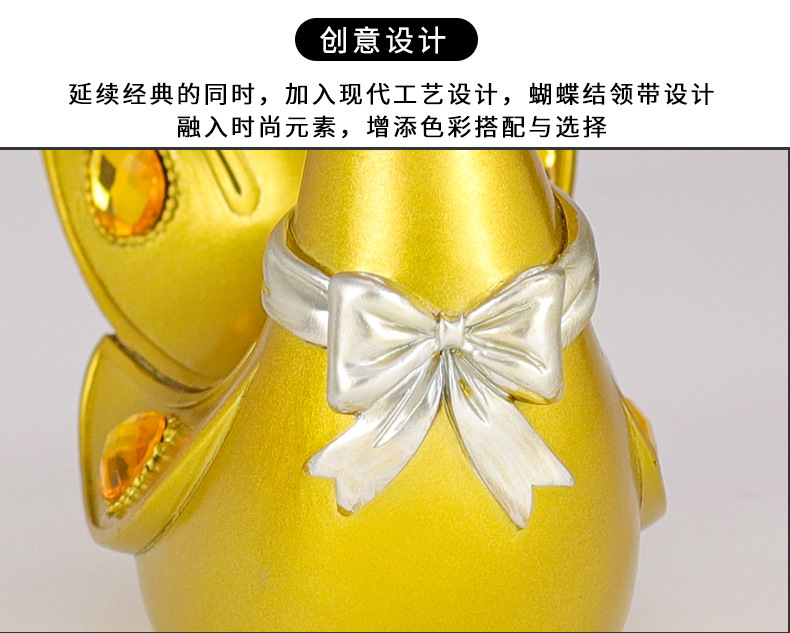 Swan Resin Decorations Creative Home Living Room Entrance Ornament Furnishing Wedding Craft Gift Wholesale Wedding Swan