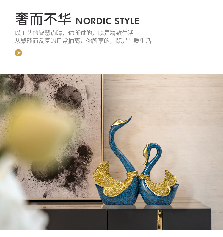 Factory Direct Sales Resin Crafts European Couple Swan Creative Decoration Home Wine Cabinet Decorations Wedding Gifts Factory Direct Sales Resin Crafts European Couple Swan Creative Decoration Home Wine Cabinet Decorations Wedding Gifts