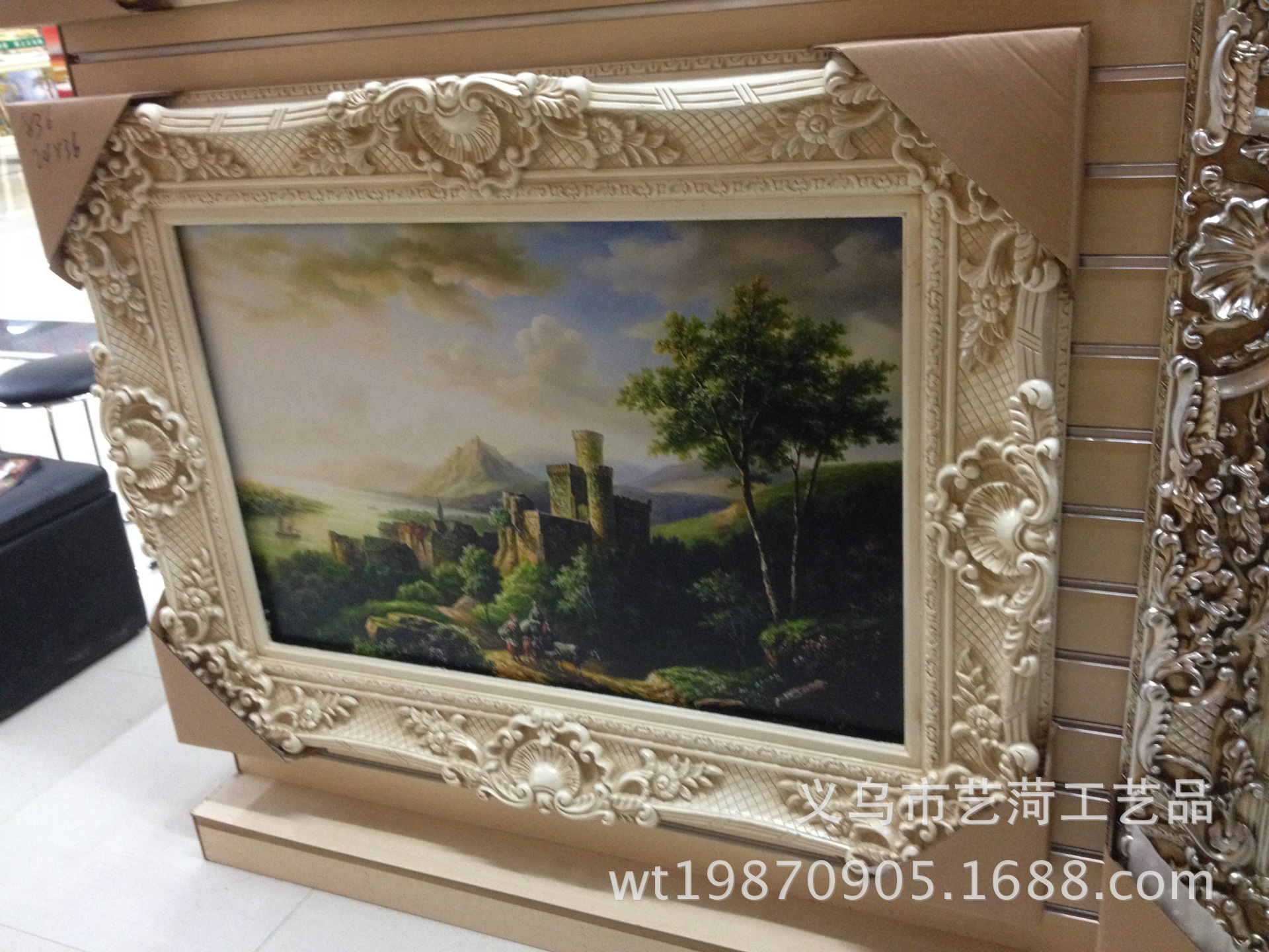Champagne Silver European Frame Thomas Frame Wedding Advertising Show 90x120 European Photo Frame