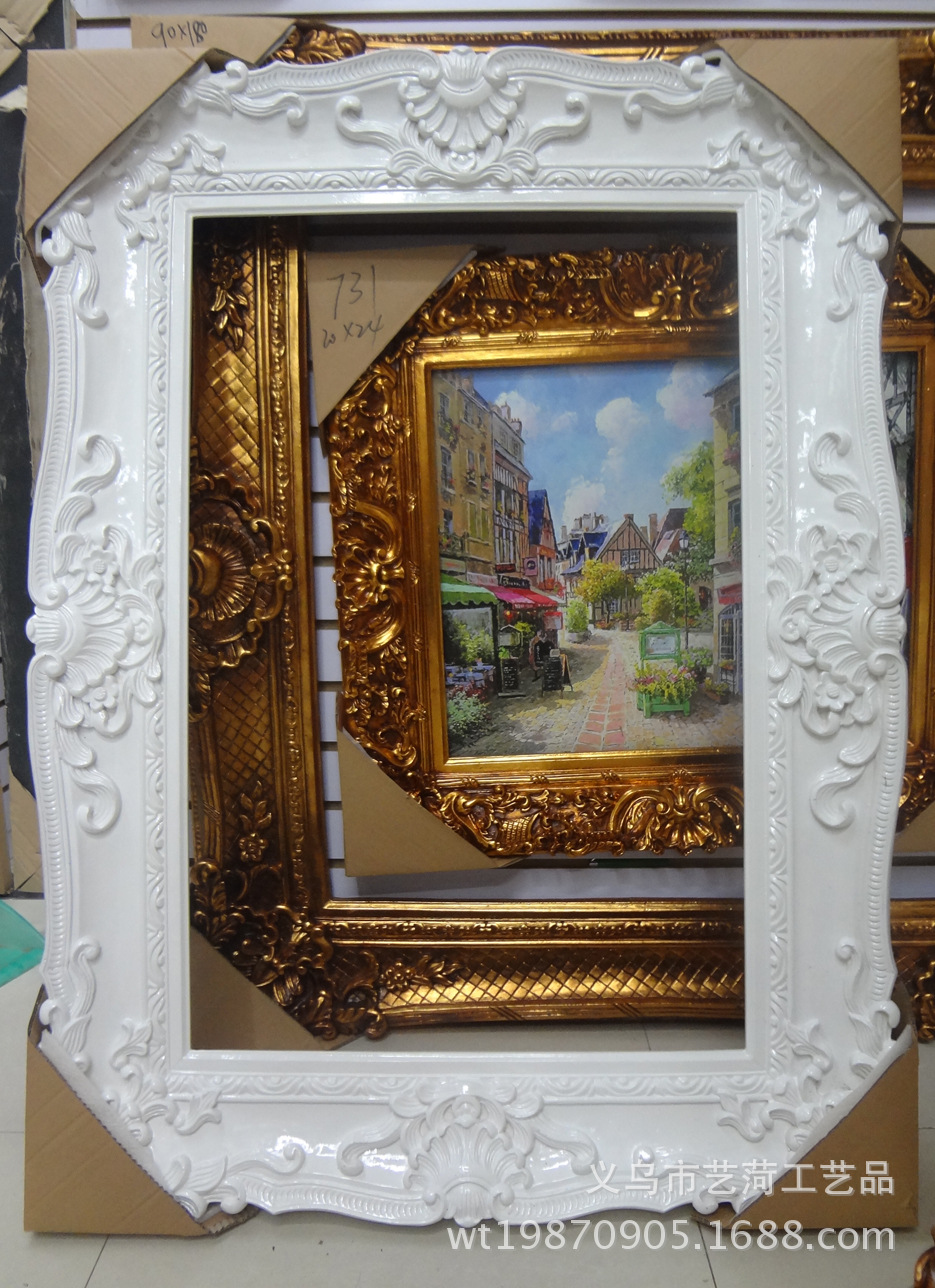 Champagne Silver European Frame Thomas Frame Wedding Advertising Show 90x120 European Photo Frame