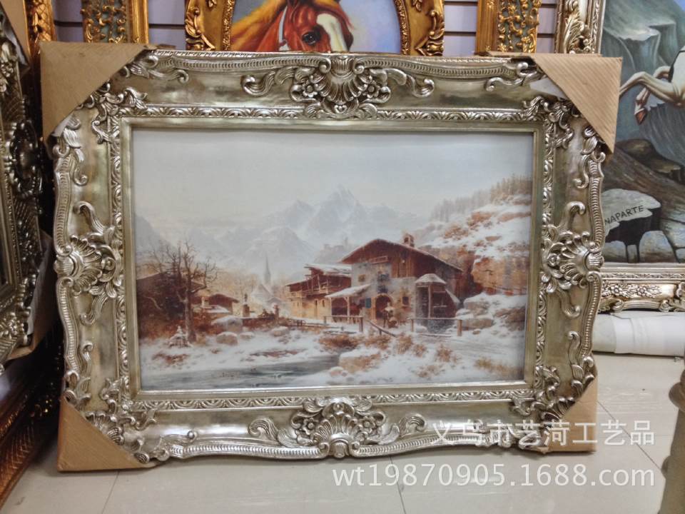 Champagne Silver European Frame Thomas Frame Wedding Advertising Show 90x120 European Photo Frame