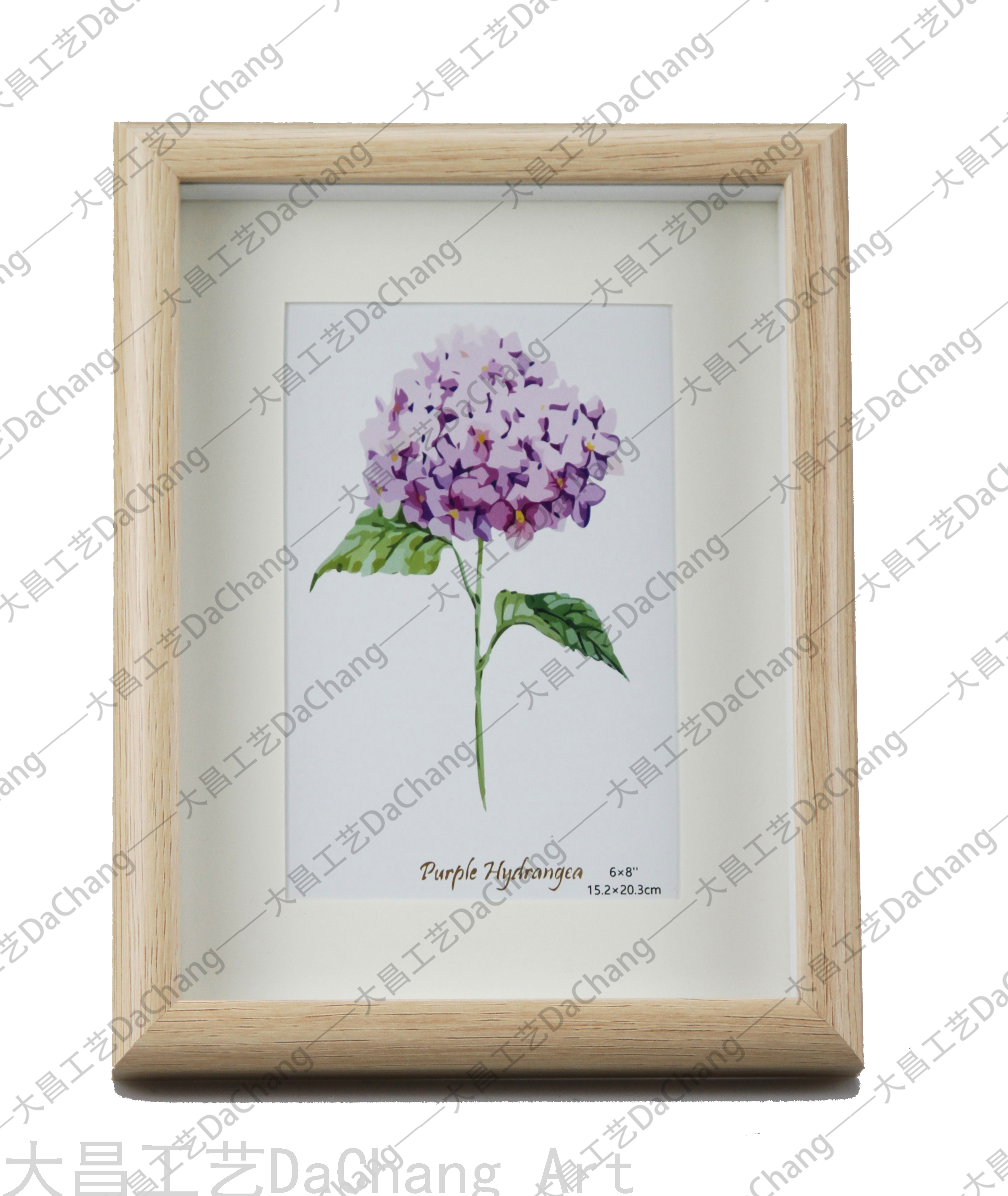 Simple Small Photo Frame Classic Popular European and American Middle East Hot Selling Ins Decoration 6-Inch A4 Photo Album Frame Pattern Glass Photo Frame