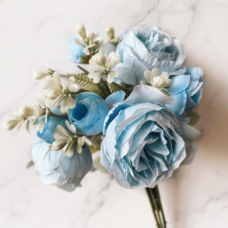 Bridal Bouquet  Wedding Bridal Bouquet Fake Rose Flower Wedding Bouquet Silk Flower Bridal Bouquet Bridal Bouquet