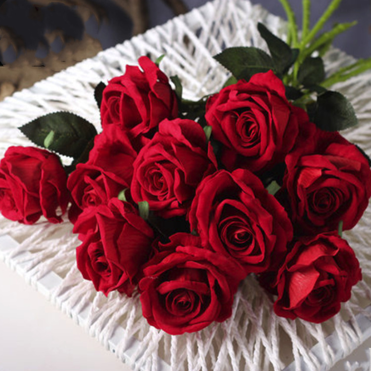 Bridal Bouquet  Wedding Bridal Bouquet Fake Rose Flower Wedding Bouquet Silk Flower Bridal Bouquet Bridal Bouquet