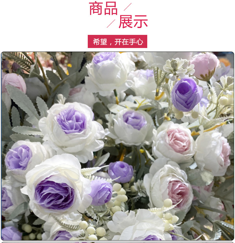 Bridal Bouquet  Wedding Bridal Bouquet Fake Rose Flower Wedding Bouquet Silk Flower Bridal Bouquet Bridal Bouquet