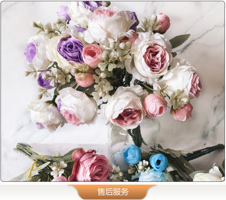 Bridal Bouquet  Wedding Bridal Bouquet Fake Rose Flower Wedding Bouquet Silk Flower Bridal Bouquet Bridal Bouquet