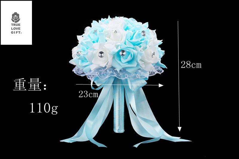Bouquet Europe and America Creative Simulation Bridal Bouquet Bridal Bouquet Foam Wedding Bouquet Bridal Bouquet Bouquet