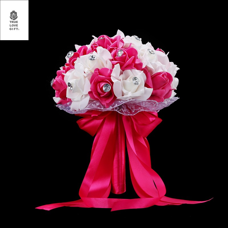 Bouquet Europe and America Creative Simulation Bridal Bouquet Bridal Bouquet Foam Wedding Bouquet Bridal Bouquet Bouquet