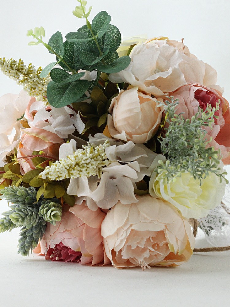 Popular Wedding Photography Supplies Foreign Trade European and American Outdoor Style Bridal Bouquet Bridal Bouquet
