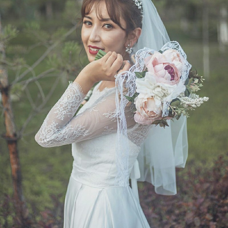 Popular Wedding Photography Supplies Foreign Trade European and American Outdoor Style Bridal Bouquet Bridal Bouquet