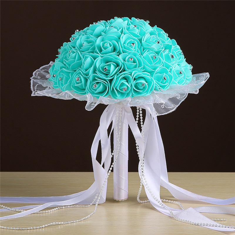 AliExpress Amazon Bridal Wedding Ribbon Beaded Bridal Bouquet Bridal Bouquet