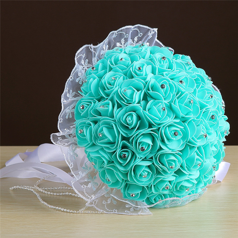 AliExpress Amazon Bridal Wedding Ribbon Beaded Bridal Bouquet Bridal Bouquet