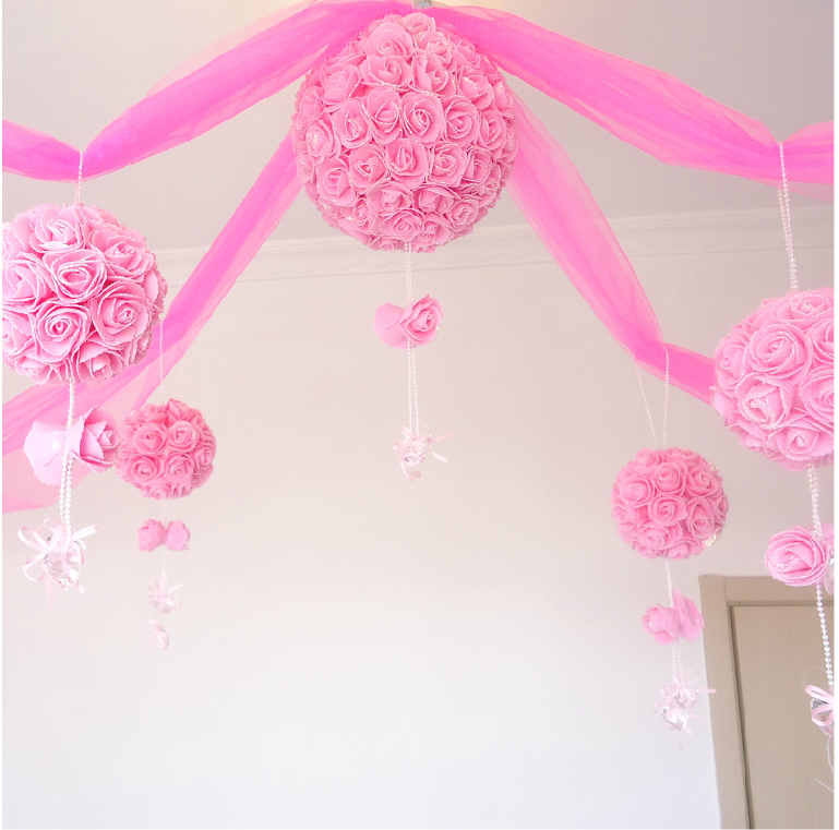 Creative wedding room layout wedding decoration bridal bouquet Garland