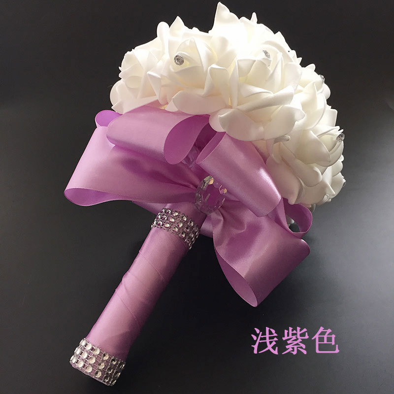 Xf09 Bridal Bouquet Wholesale Wedding Foam Simulation Bouquet Wedding Flower Bridal Bouquet