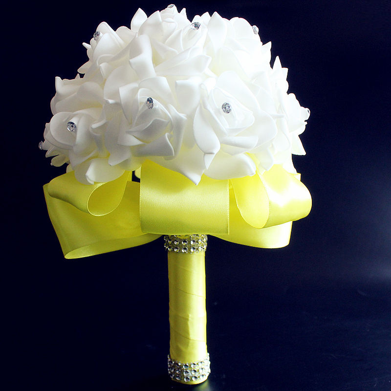 Xf09 Bridal Bouquet Wholesale Wedding Foam Simulation Bouquet Wedding Flower Bridal Bouquet