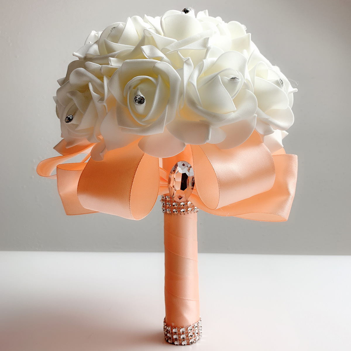 Xf09 Bridal Bouquet Wholesale Wedding Foam Simulation Bouquet Wedding Flower Bridal Bouquet