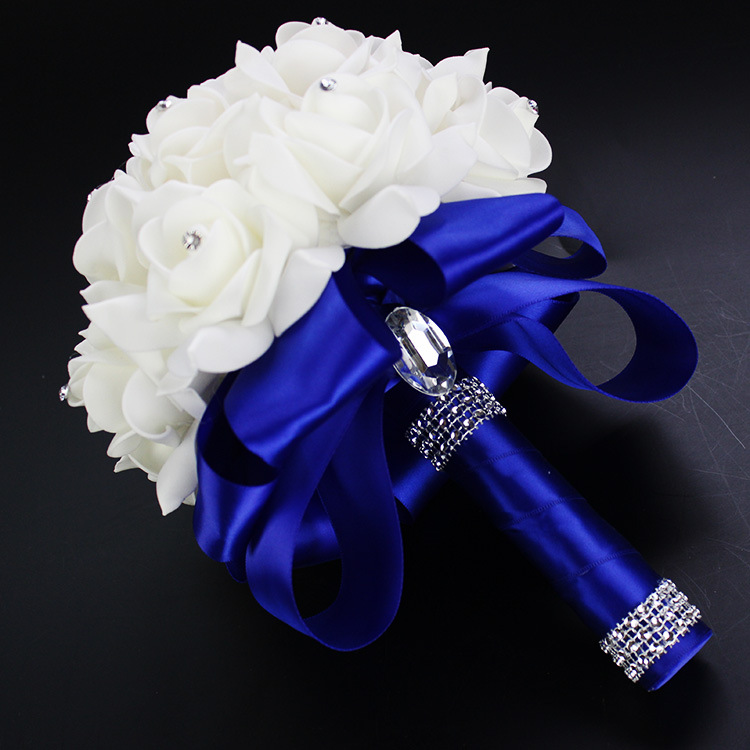 Xf09 Bridal Bouquet Wholesale Wedding Foam Simulation Bouquet Wedding Flower Bridal Bouquet