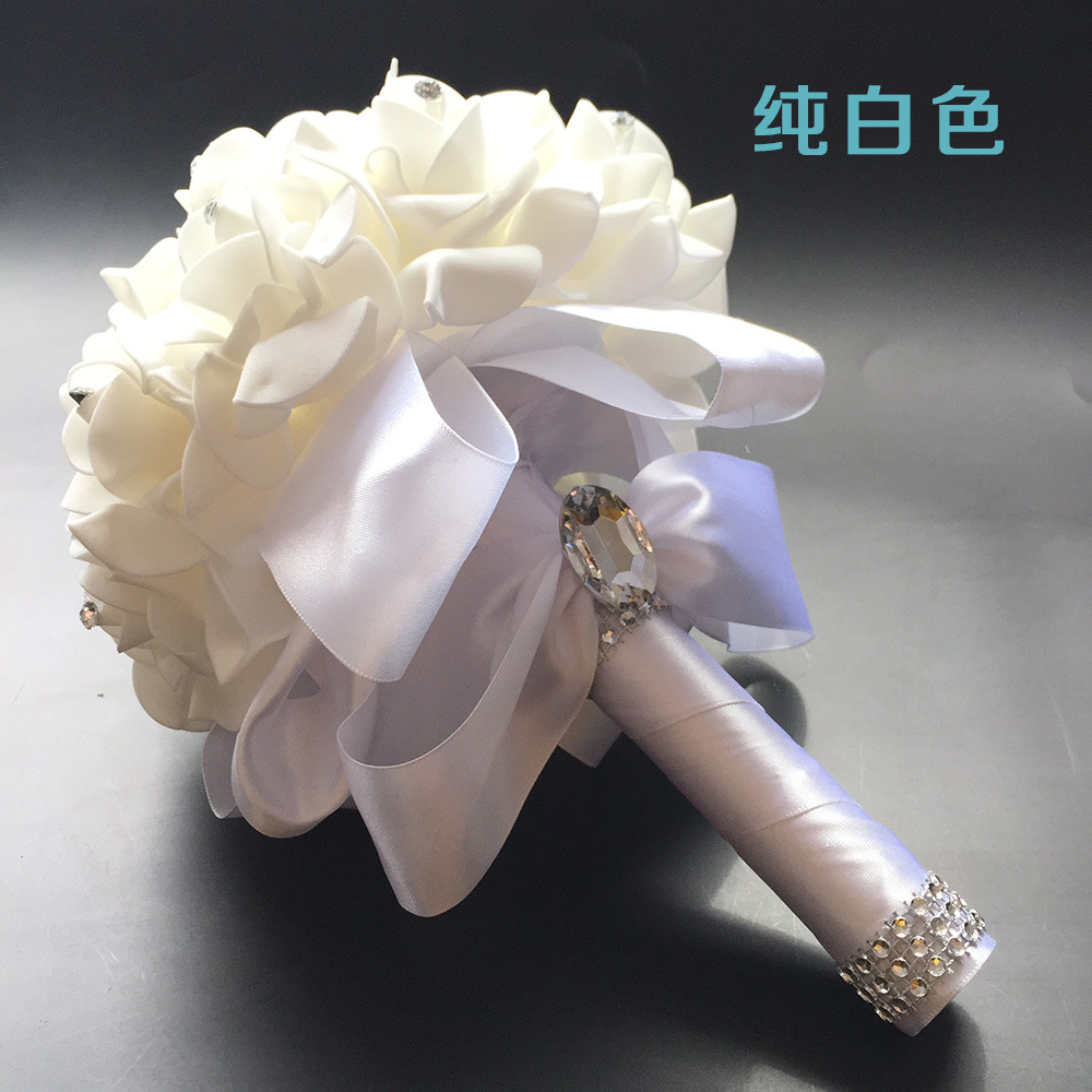 Xf09 Bridal Bouquet Wholesale Wedding Foam Simulation Bouquet Wedding Flower Bridal Bouquet
