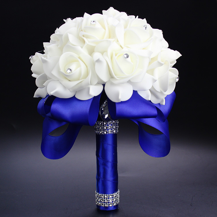 Xf09 Bridal Bouquet Wholesale Wedding Foam Simulation Bouquet Wedding Flower Bridal Bouquet