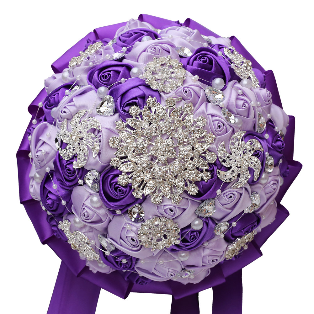 Bridal Bouquet Sales Korean Wedding Bridal Bouquet Creative Ribbon Bouquet Wedding Supplies Wedding Bouquet W631