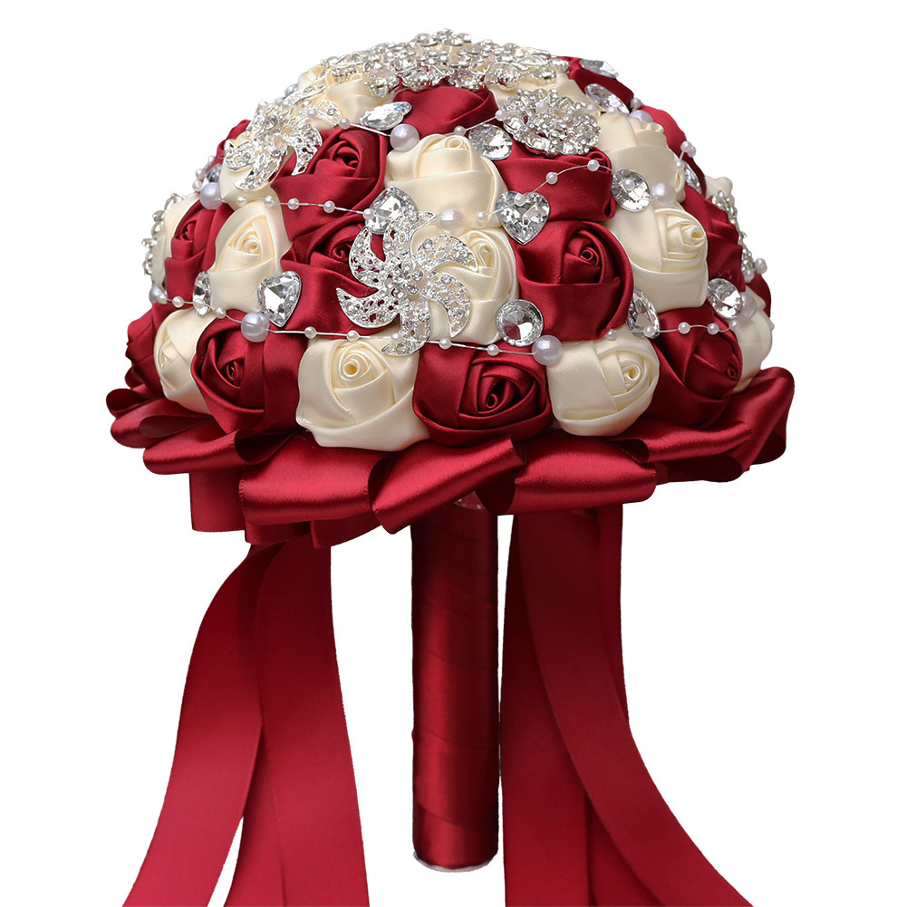 Bridal Bouquet Sales Korean Wedding Bridal Bouquet Creative Ribbon Bouquet Wedding Supplies Wedding Bouquet W631