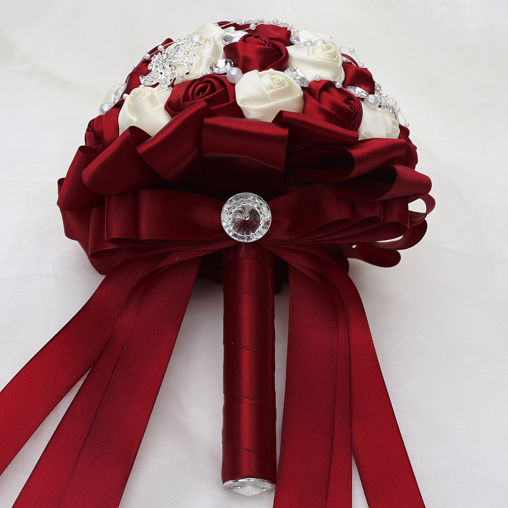 Bridal Bouquet Sales Korean Wedding Bridal Bouquet Creative Ribbon Bouquet Wedding Supplies Wedding Bouquet W631