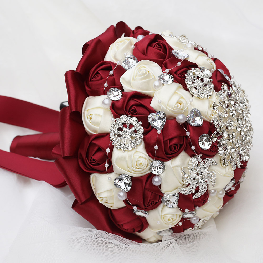 Bridal Bouquet Sales Korean Wedding Bridal Bouquet Creative Ribbon Bouquet Wedding Supplies Wedding Bouquet W631