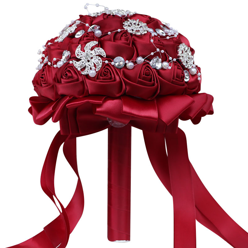 Bridal Bouquet Sales Korean Wedding Bridal Bouquet Creative Ribbon Bouquet Wedding Supplies Wedding Bouquet W631