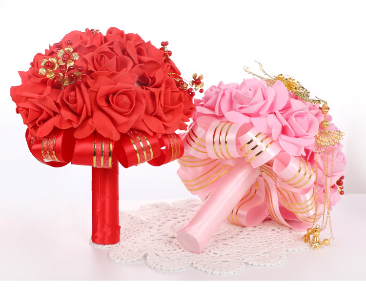 Korean-Style Artificial PE Foamflower Bridal Bouquet Wedding Fake Flower Decoration Photography Bridal Bouquet Wedding Bouquet Korean-Style Artificial PE Foamflower Bridal Bouquet Wedding Fake Flower Decoration Photography Bridal Bouquet Wedding Bouquet
