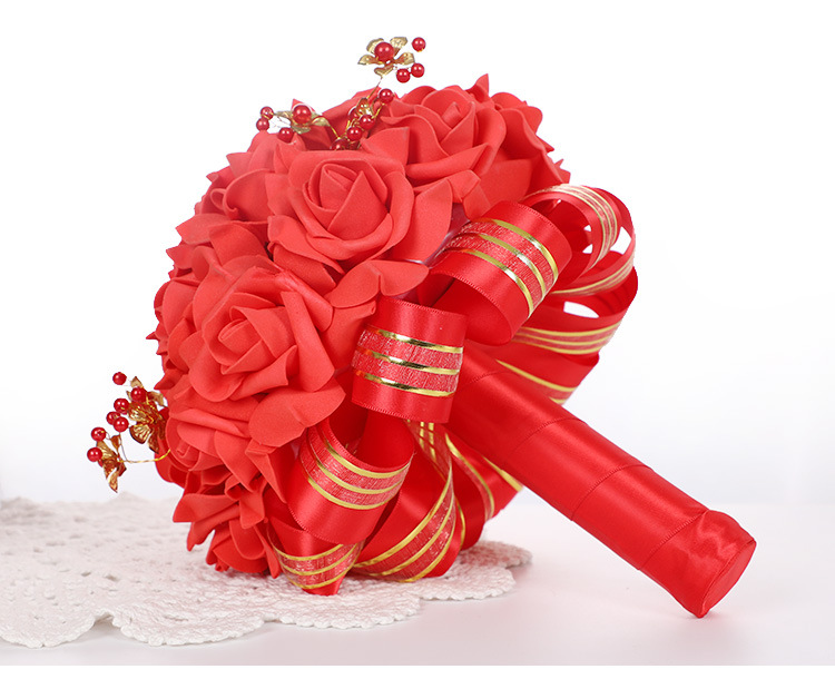 Korean-Style Artificial PE Foamflower Bridal Bouquet Wedding Fake Flower Decoration Photography Bridal Bouquet Wedding Bouquet Korean-Style Artificial PE Foamflower Bridal Bouquet Wedding Fake Flower Decoration Photography Bridal Bouquet Wedding Bouquet