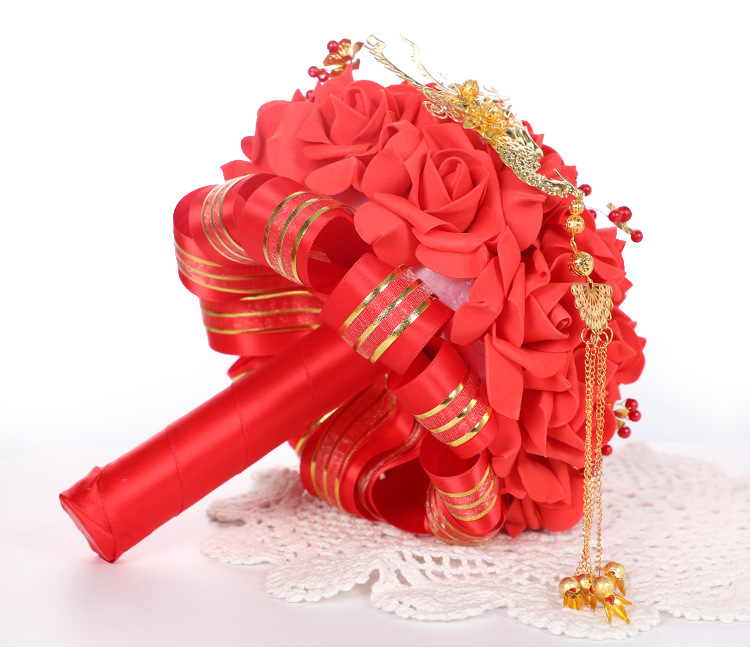 Korean-Style Artificial PE Foamflower Bridal Bouquet Wedding Fake Flower Decoration Photography Bridal Bouquet Wedding Bouquet Korean-Style Artificial PE Foamflower Bridal Bouquet Wedding Fake Flower Decoration Photography Bridal Bouquet Wedding Bouquet