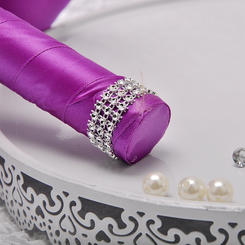 Aliexpress sales bridal bouquet candy color PE rose bridesmaid bouquet support customization