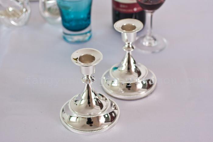 New European modern single-head candleholder with candle holder ideas home fashion wedding gifts KTV alloy