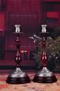 Factory direct single-head candleholder continental decorative ornaments antique mahogany furniture, candlesticks