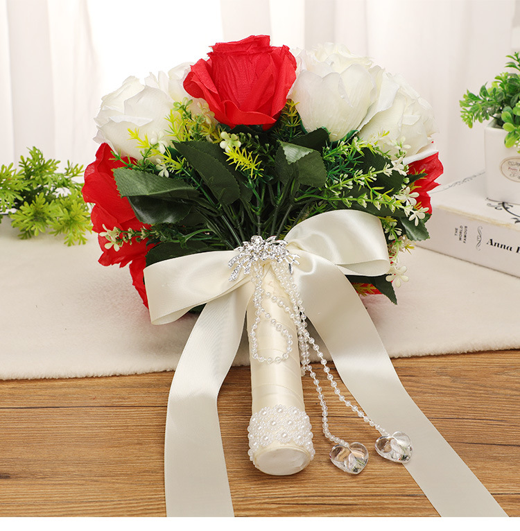 Bridal Bouquet Artificial/Fake Flower Bride and Bridesmaid Wedding Bridal Gown Photography Props Home Desktop Props Ornamental Flower Bridal Bouquet Artificial/Fake Flower Bride and Bridesmaid Wedding Bridal Gown Photography Props Home Desktop Props Ornamental Flower