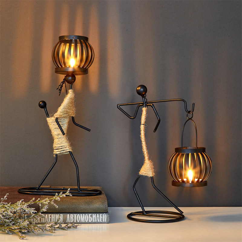 European Personality Creative Candle Holder Nordic Restaurant Ornament Candleholder