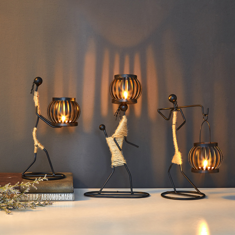 European Personality Creative Candle Holder Nordic Restaurant Ornament Candleholder
