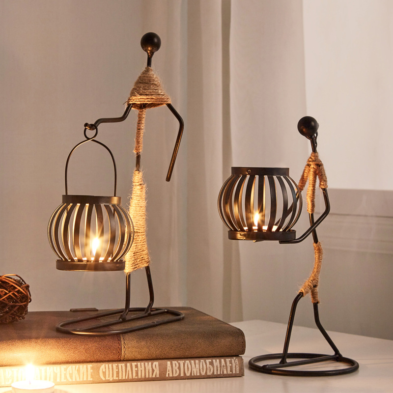 European Personality Creative Candle Holder Nordic Restaurant Ornament Candleholder