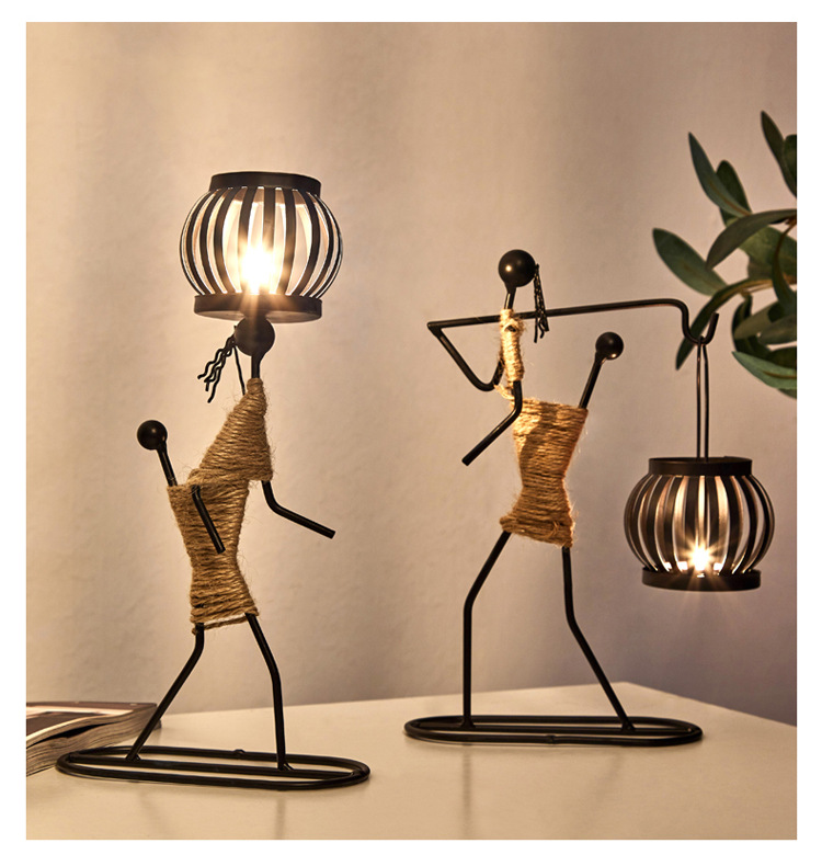 European Personality Creative Candle Holder Nordic Restaurant Ornament Candleholder