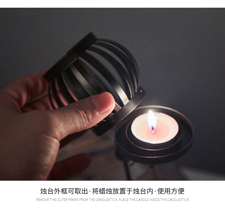 European Personality Creative Candle Holder Nordic Restaurant Ornament Candleholder