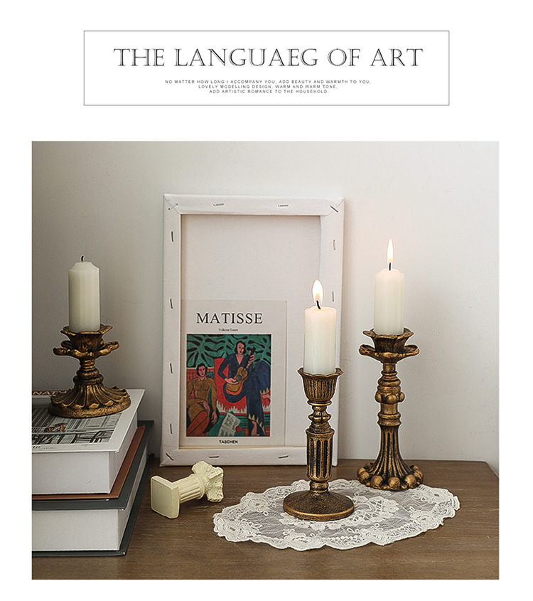 Retro Candlestick Photography Props Ins Style Candle Photography Background Home Decoration Candleholder Retro Candlestick Photography Props Ins Style Candle Photography Background Home Decoration Candleholder