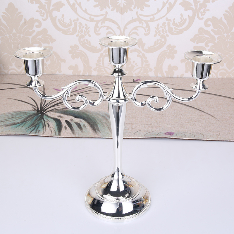 Head Five-Head Decoration Retro Romantic Wedding Props Candlelight Dinner Restaurant Hotel Home Decoration Candleholder