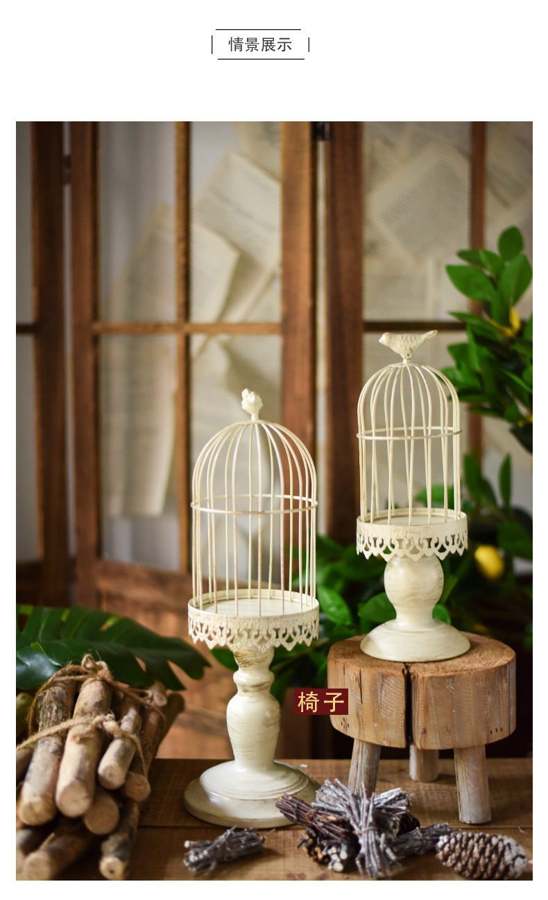 Candleholder  Wedding Romantic American Style Dining Table Candlelight Dinner Decorations Candlestick Decoration