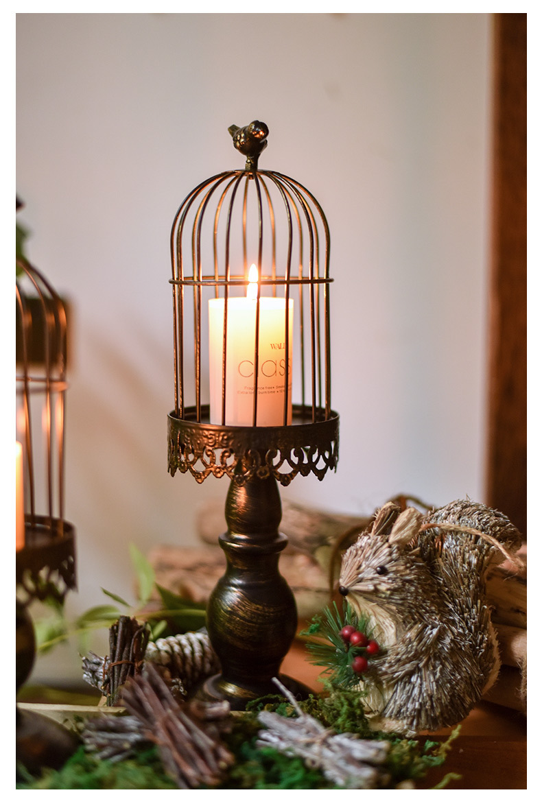 Candleholder  Wedding Romantic American Style Dining Table Candlelight Dinner Decorations Candlestick Decoration